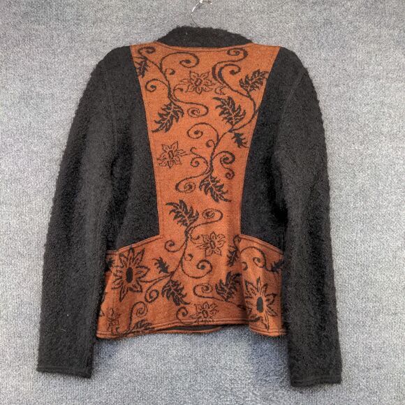 Alpaca Design Chompas Women's Blazer Jacket Medium Multicolor Tapestry Floral - Picture 5 of 12